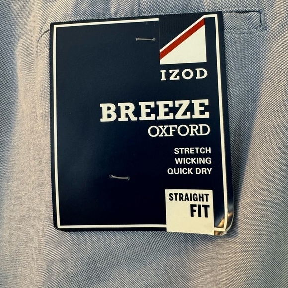 NWT Izod pants Breeze Oxford Light blue Size 36X30 STRETCH M, quick dry, wicking - Picture 4 of 10